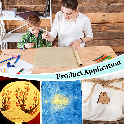 20M Cicada Wing Paper Roll for Calligraphy Painting DIY-BC0017-39B-1