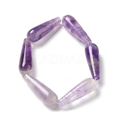 Natural Amethyst Beads Strands G-P528-H15-01-1