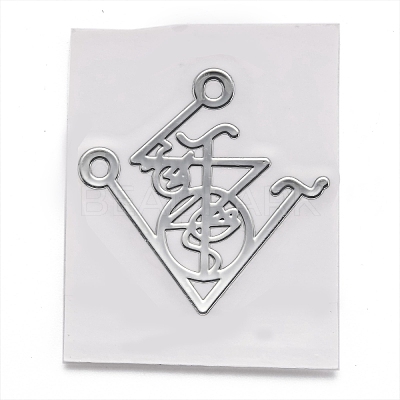 Self Adhesive Brass Stickers DIY-I044-20P-1