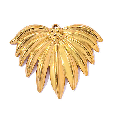 304 Stainless Steel Pendants STAS-OY016-50G-1