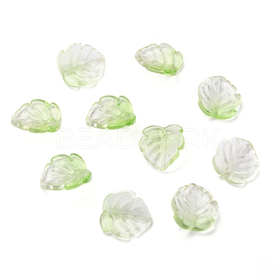 Transparent Glass Pendants GLAA-B004-02F-1