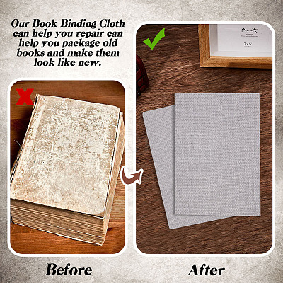 Imitation Linen Cloth Book Covers AJEW-WH0314-504A-1