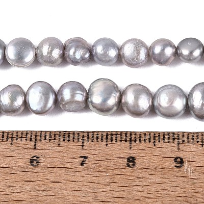 Natural Cultured Freshwater Pearl Beads Strands PEAR-N014-06C-01-1