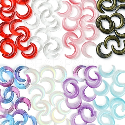 20Pcs Gradient Color Handmade Lampwork Beads LAMP-FS0001-18G-1