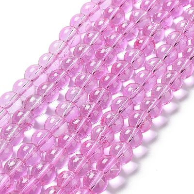 Drawbench Transparent Glass Beads Strands LS-GLAD-Q012-10mm-03-1