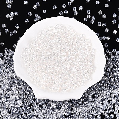 Transparent Glass Seed Beads SEED-N007-33A-01-1