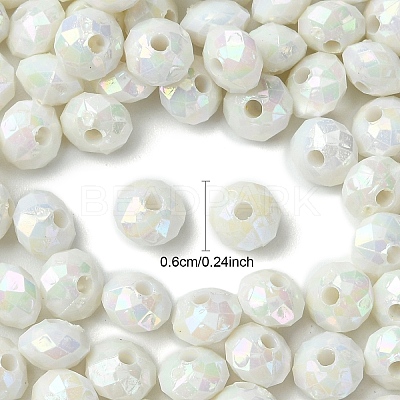 Opaque Acrylic Beads MACR-YW0003-55E-1
