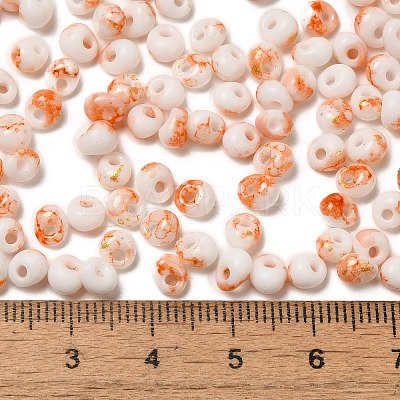 Baking Paint Glass Seed Beads SEED-F006-01A-10-1