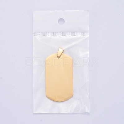 PVD Vacuum Plating 304 Stainless Steel Big Pendants LS-STAS-I140-19E-G-1
