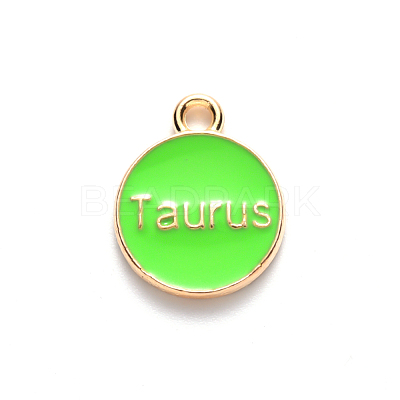 Alloy Enamel Pendants ENAM-S124-01B-06C-1
