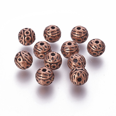 Tibetan Style Zinc Alloy Beads PALLOY-ZN191-R-FF-1