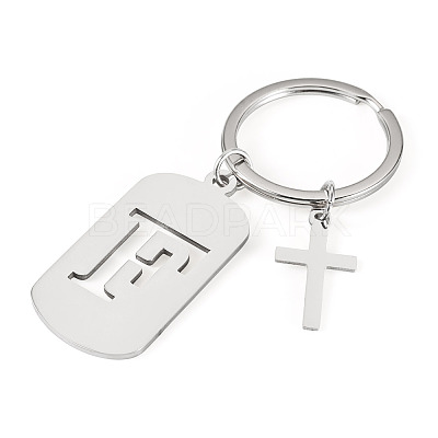 1Pc Stainless Steel Keychains KEYC-TADJ0001-08F-1