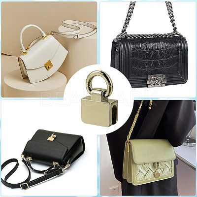 6Pcs Zinc Alloy Bag Buckles FIND-GF0006-89D-1