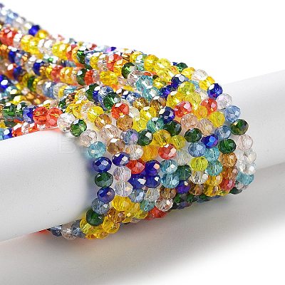 Glass Beads Strands EGLA-A034-M4mm-61-1