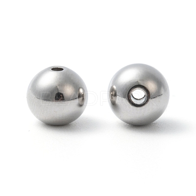 Tarnish Resistant 304 Stainless Steel Solid Beads STAS-G011-2-1