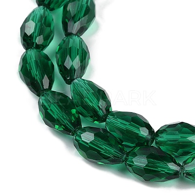 Transparent Glass Beads Strands X-EGLA-N013-T10mm-D24-1