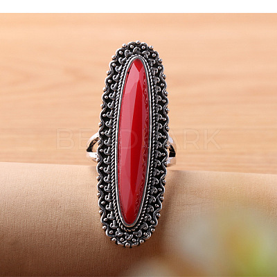 Alloy and Resin Finger Rings FS-WGB9ABA-05-1