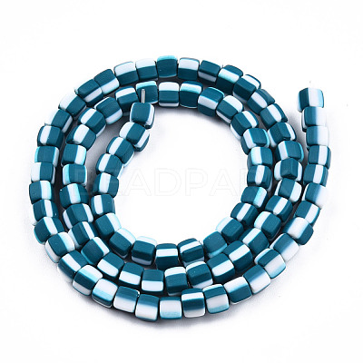 Handmade Polymer Clay Beads Strands CLAY-N010-074-01-1