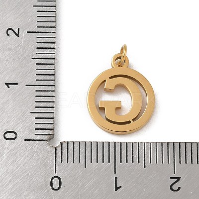 304 Stainless Steel Charms
with Jump Ring STAS-R001-02G-G-1