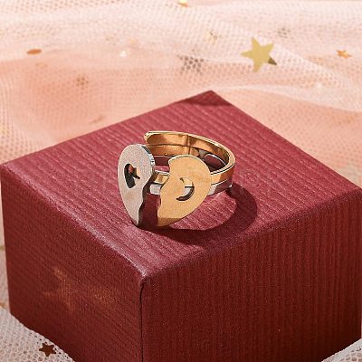 304 Stainless Steel Cuff Rings RJEW-K287-04C-1
