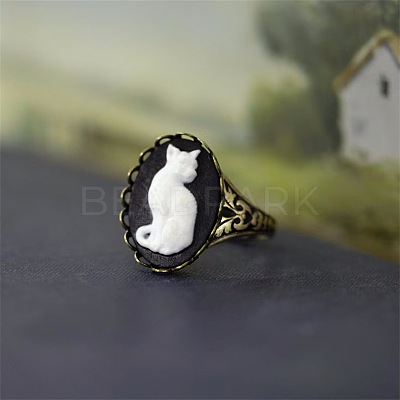 Alloy with Resin Finger Rings FS-WGE901F-03-1