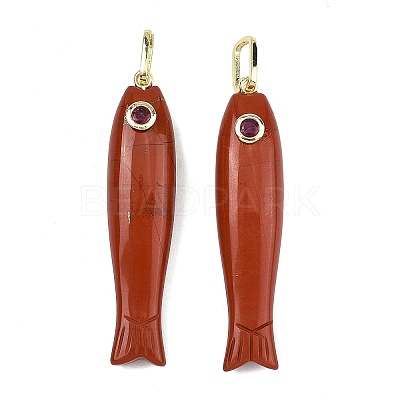 Natural Red Jasper Carved Pendants GG-CBA8D06-01G-02-1