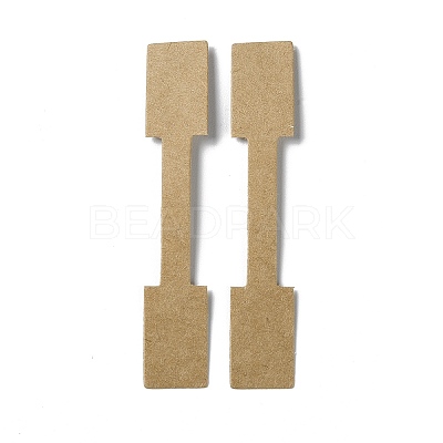 Folding Blank Kraft Paper Jewelry Price Tags CDIS-C006-09B-1