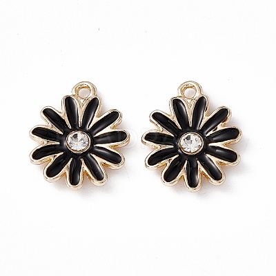 Alloy Rhinestone Pendants PALLOY-P287-01LG-02-1