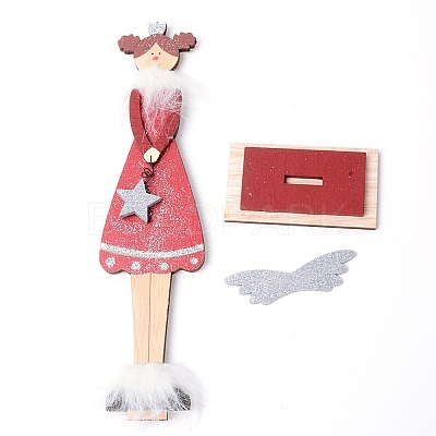 Natural Basswood Display Decorations WOOD-WH0115-40-1