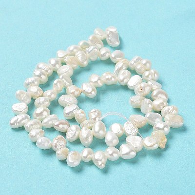 Natural Keshi Pearl Beads Strands PEAR-J007-63-1