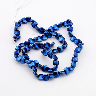 Electroplate Non-magnetic Synthetic Hematite Bead Strands G-J286-05F-1