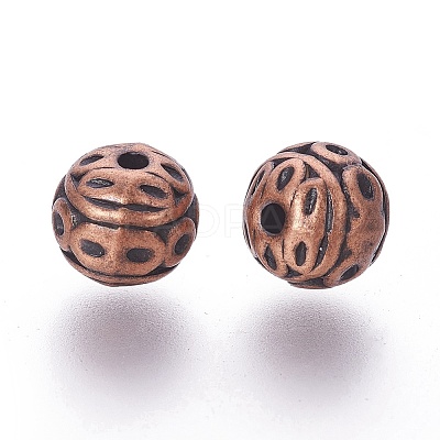 Tibetan Style Zinc Alloy Beads LS-PALLOY-L230-01R-NR-1