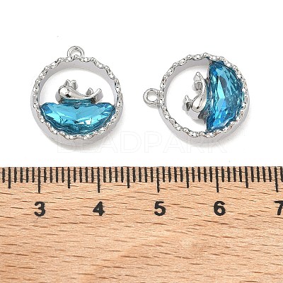Alloy Glass Pendants FIND-B061-05P-A02-1