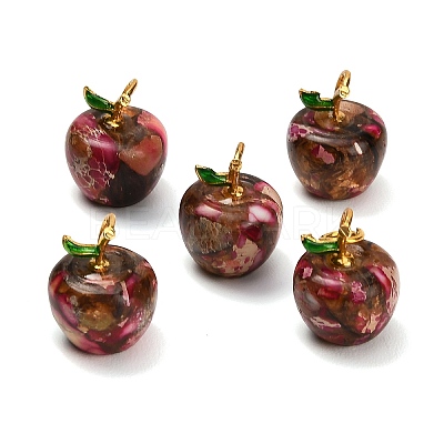 Dyed Synthetic Imperial Jasper Pendants GG-CBAA20A-07G-06-1