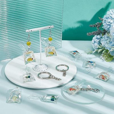 DIY 3D Goldfish Bag Keychain Making Kits DIY-NB0007-43-1