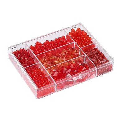 DIY Red Series Jewelry Making Kits DIY-YW0002-94B-1