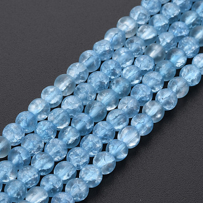Crackle Glass Beads Strands GLAA-S192-D-006C-1