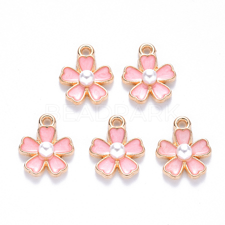 Alloy Enamel Charms ENAM-N054-028C-1