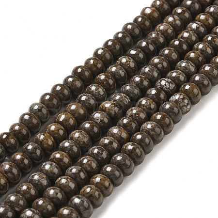 Natural Red Snowflake Obsidian Beads Strands LS-G-G992-B03-1