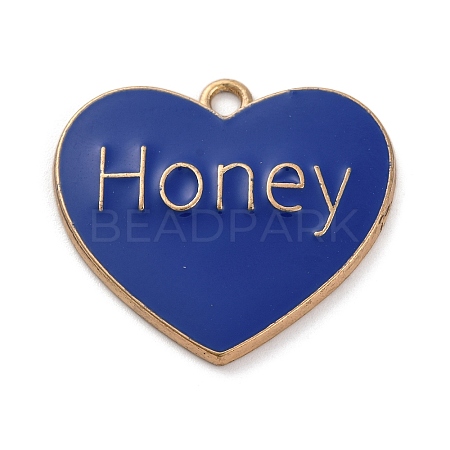 Alloy Enamel Pendants ENAM-M009-02A-04G-1