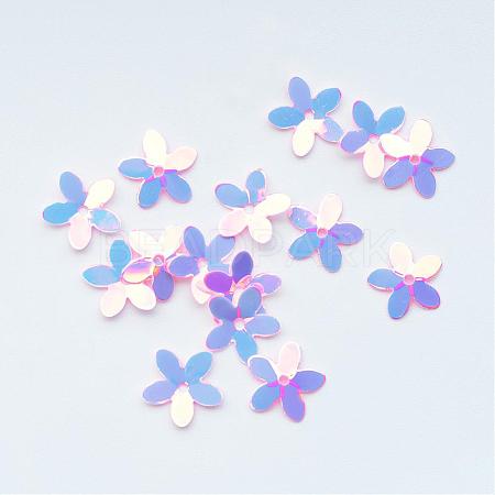 Plastic Paillette Beads PVC-R012-0570-1