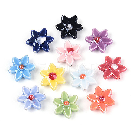 Handmade Porcelain Beads PORC-N008-10-01-1