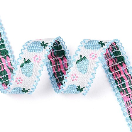 Polyester Strawberry Ribbon OCOR-T016-04F-1