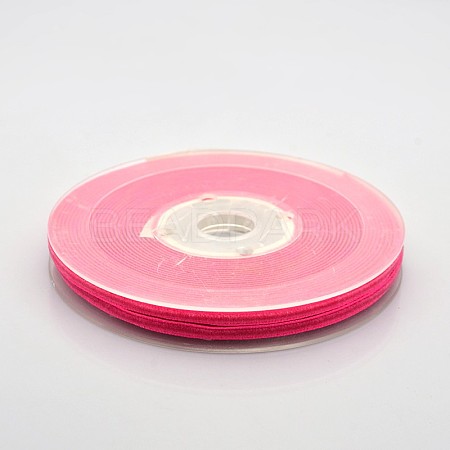 Polyester Velvet Ribbon for Gift Packing and Festival Decoration SRIB-M001-4mm-187-1