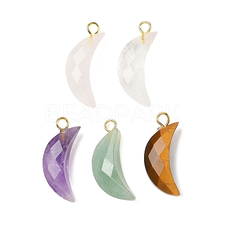 Natural Mixed Gemstone Pendants G-L614-D05-G-1