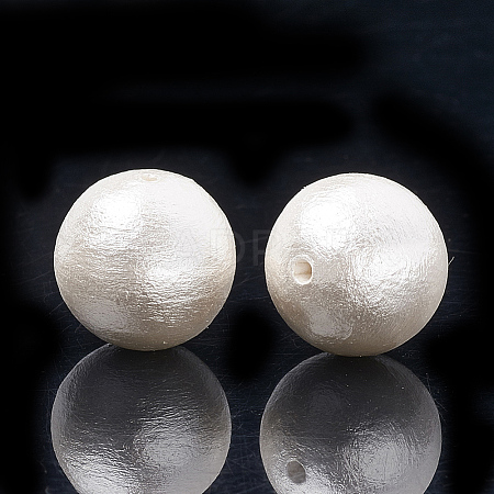 Compressed Cotton Pearl Beads LS-X-WOVE-S114-10mm-13-1