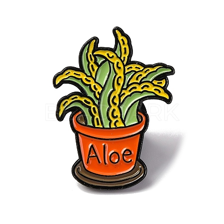 Plants Alloy Brooches JEWB-K023-03EB-01-1