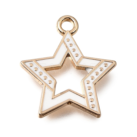 Alloy with Enamel Pendants AL-CBA2F44-02G-1
