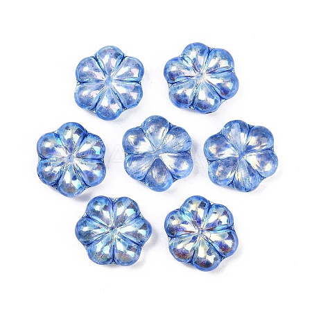 Czech Pressed Glass Beads GLAA-I061-16A-1