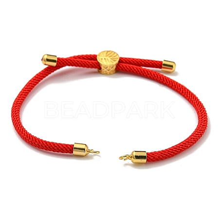 Nylon Cords Bracelet Makings Fit for Connector Charms AJEW-P116-01G-11-1